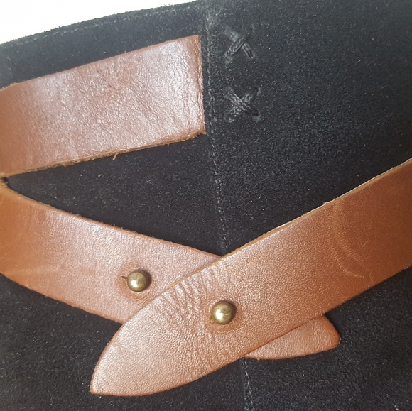 MIA Limited Edition Womens Ankle Wedge Booties Boots Black Size 8 Shoe Short MLE - Picture 3 of 7